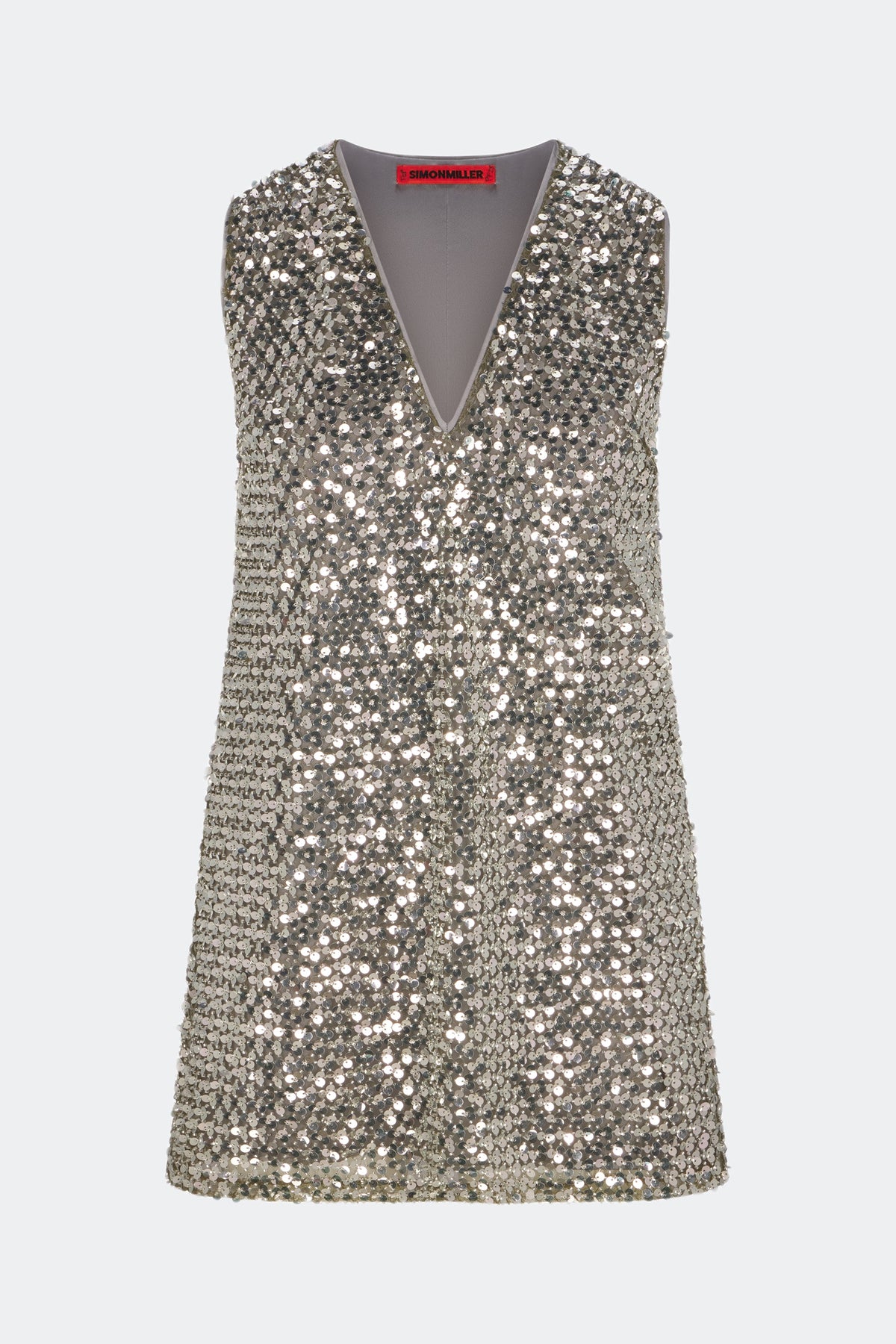 Simon Miller Fountain Sequin Dress - Satellite Silver