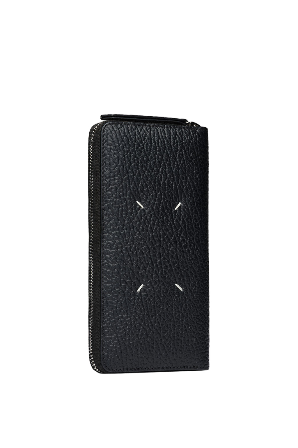Maison Margiela Four Stitches Zip-Around Wallet - Black