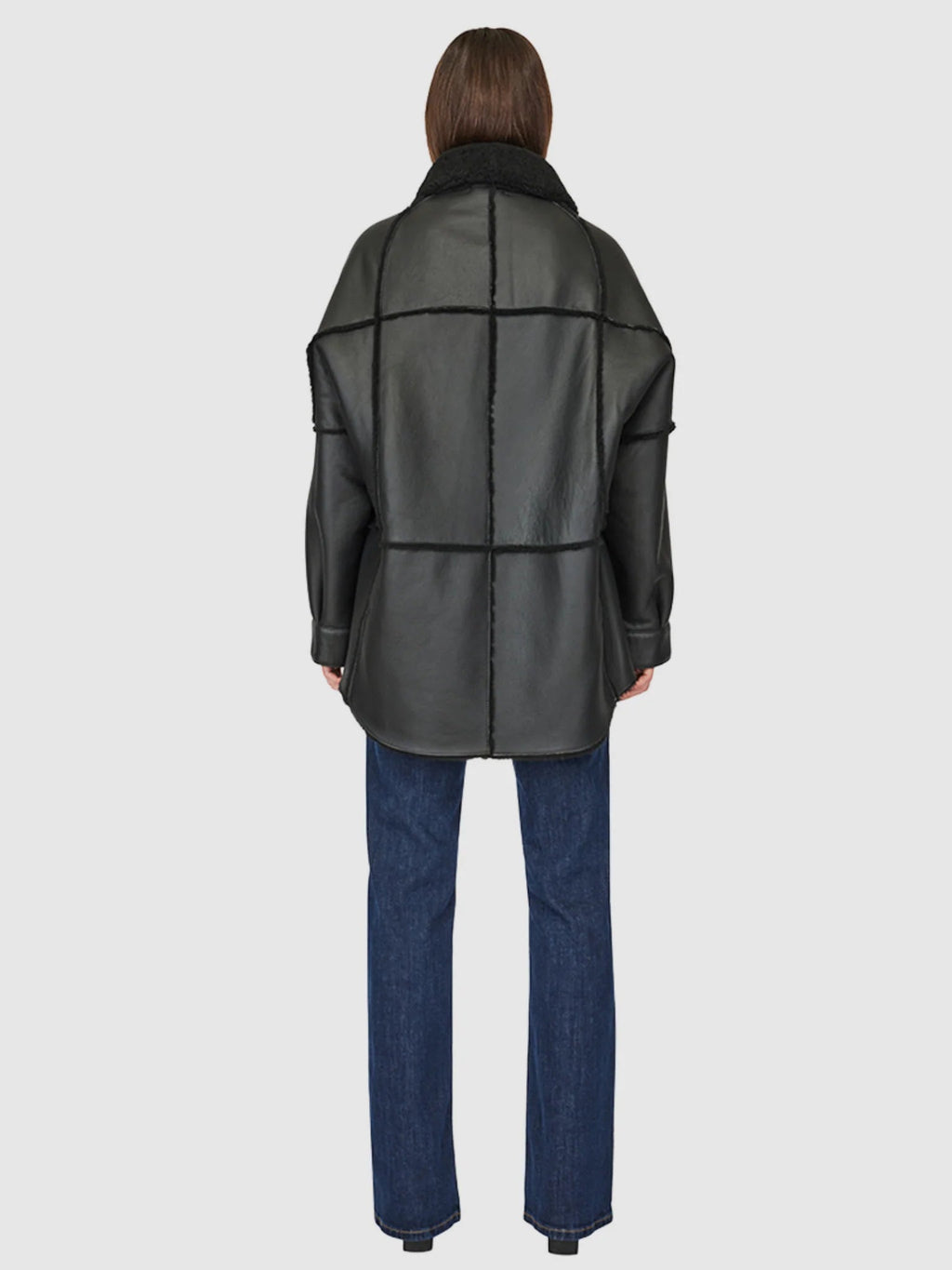 Hiso Fractal Reversible Shearling Jacket