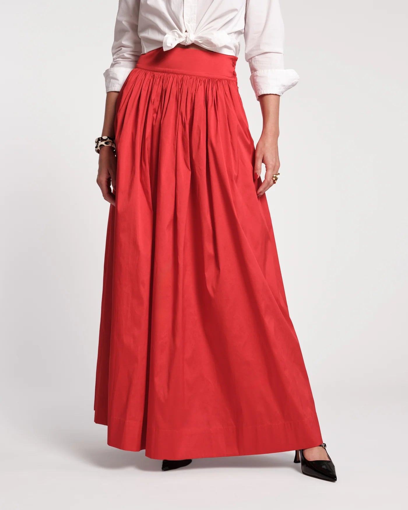 Frances Valentine Ball Skirt - Red