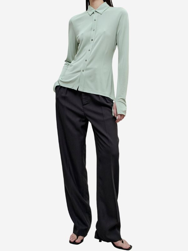 Kallmeyer Frankie Button Down Shirt - Jade