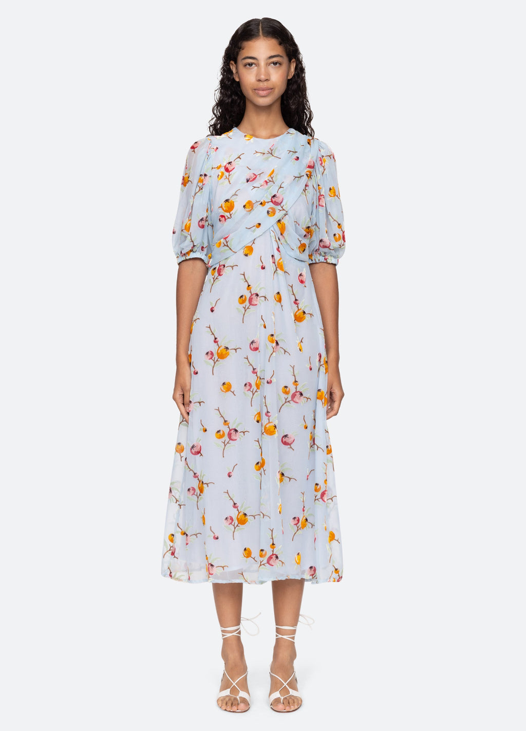 Sea NY Freya S/S Dress - Blue