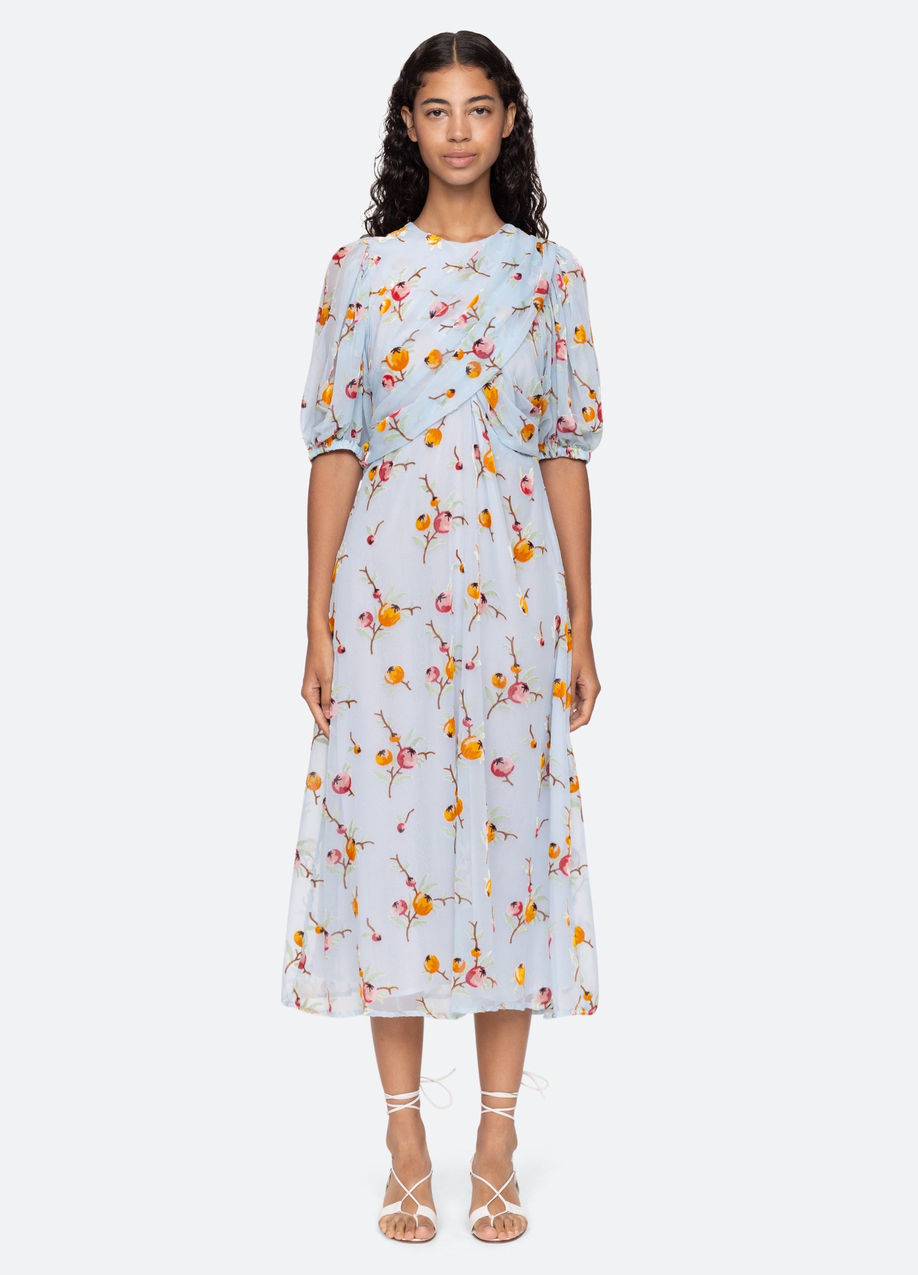 Sea NY Freya S/S Dress - Blue