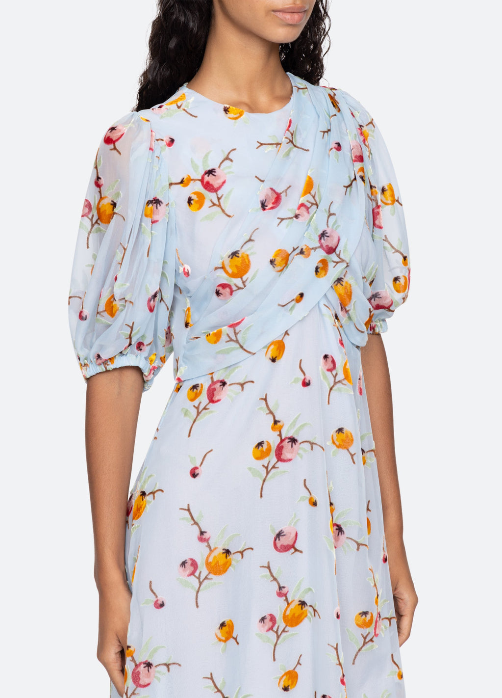 Sea NY Freya S/S Dress - Blue