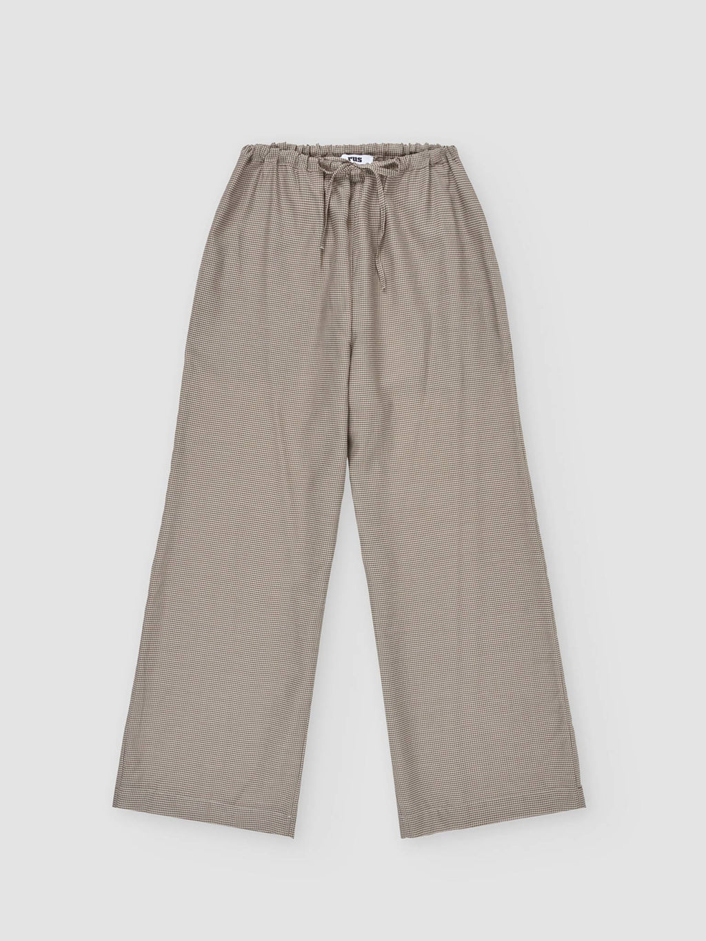 Rus Fue Pants - Gingham Toffee