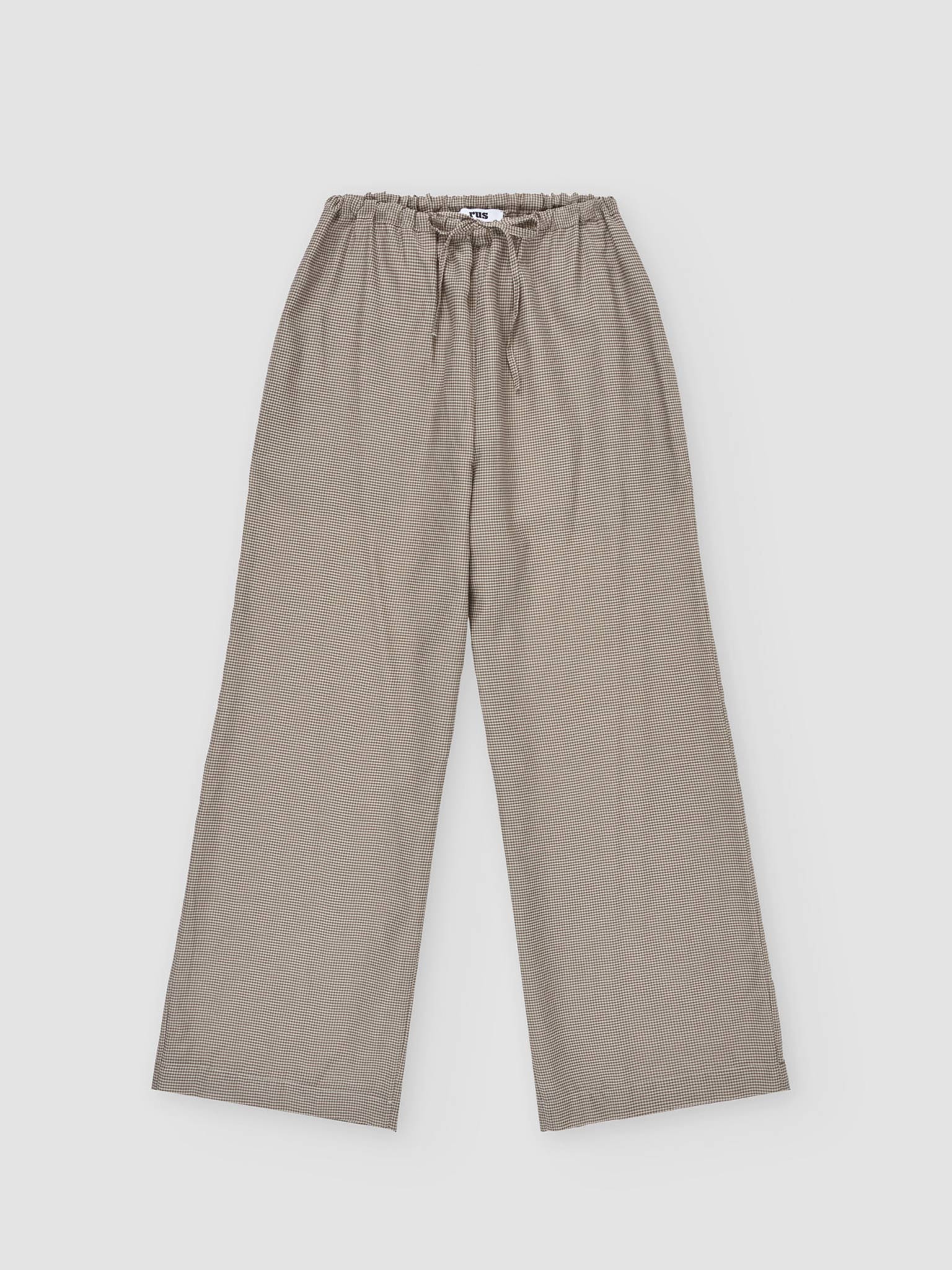 Rus Fue Pants - Gingham Toffee
