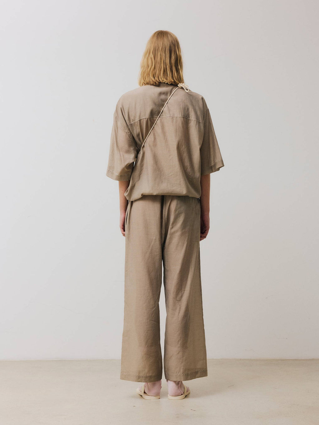 Rus Fue Pants - Gingham Toffee