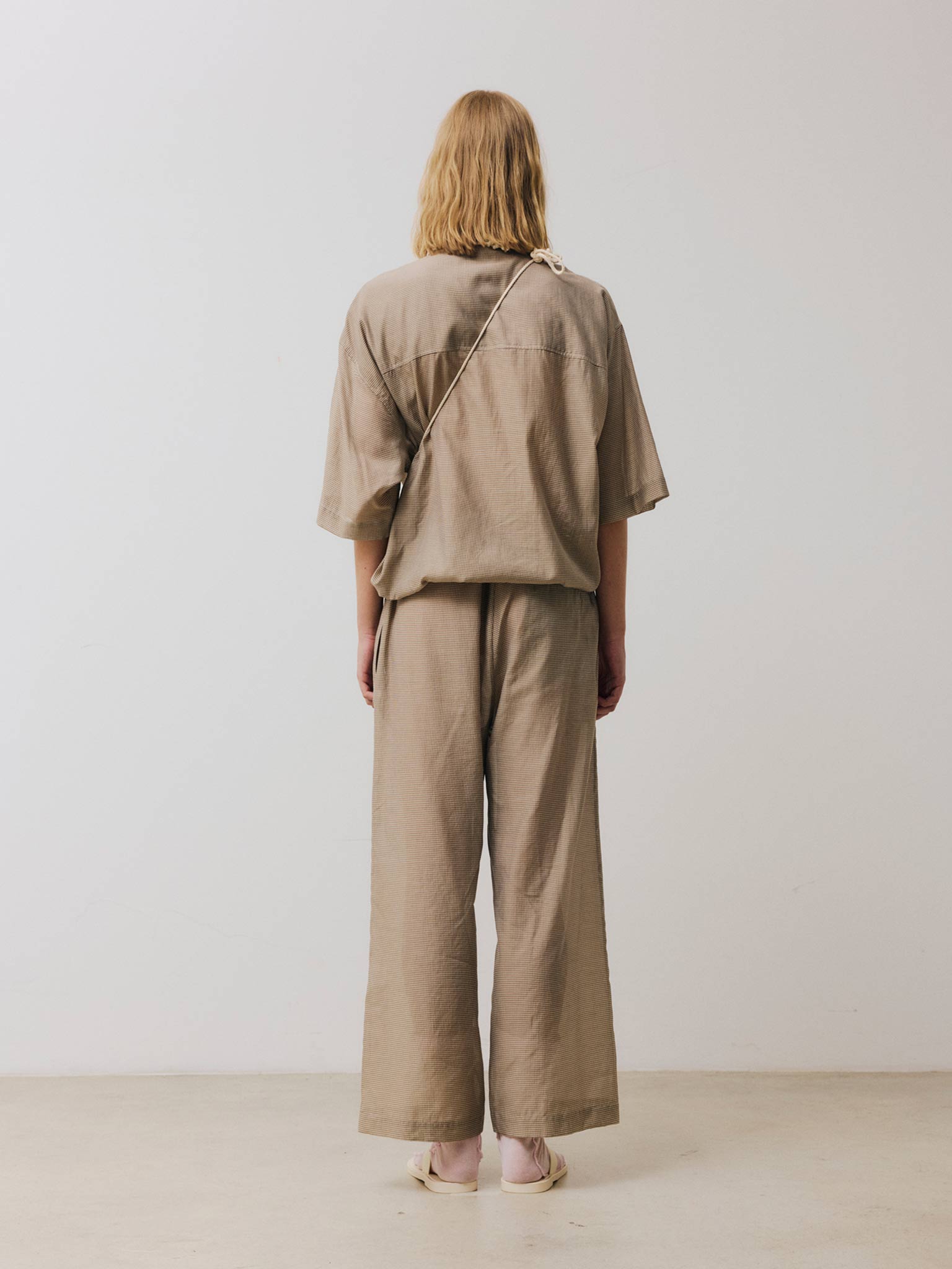 Rus Fue Pants - Gingham Toffee