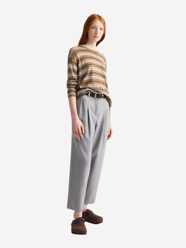 TWP Fulton Street Pant - Light Heather Grey