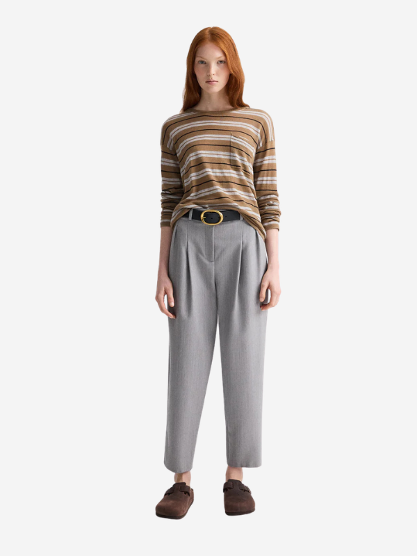 TWP Fulton Street Pant - Light Heather Grey