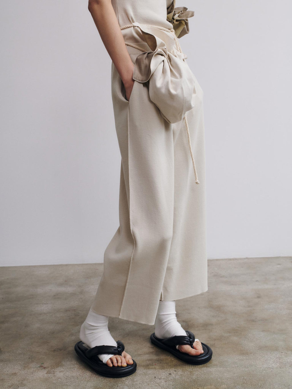 Rus Futon Pants - Stone Beige