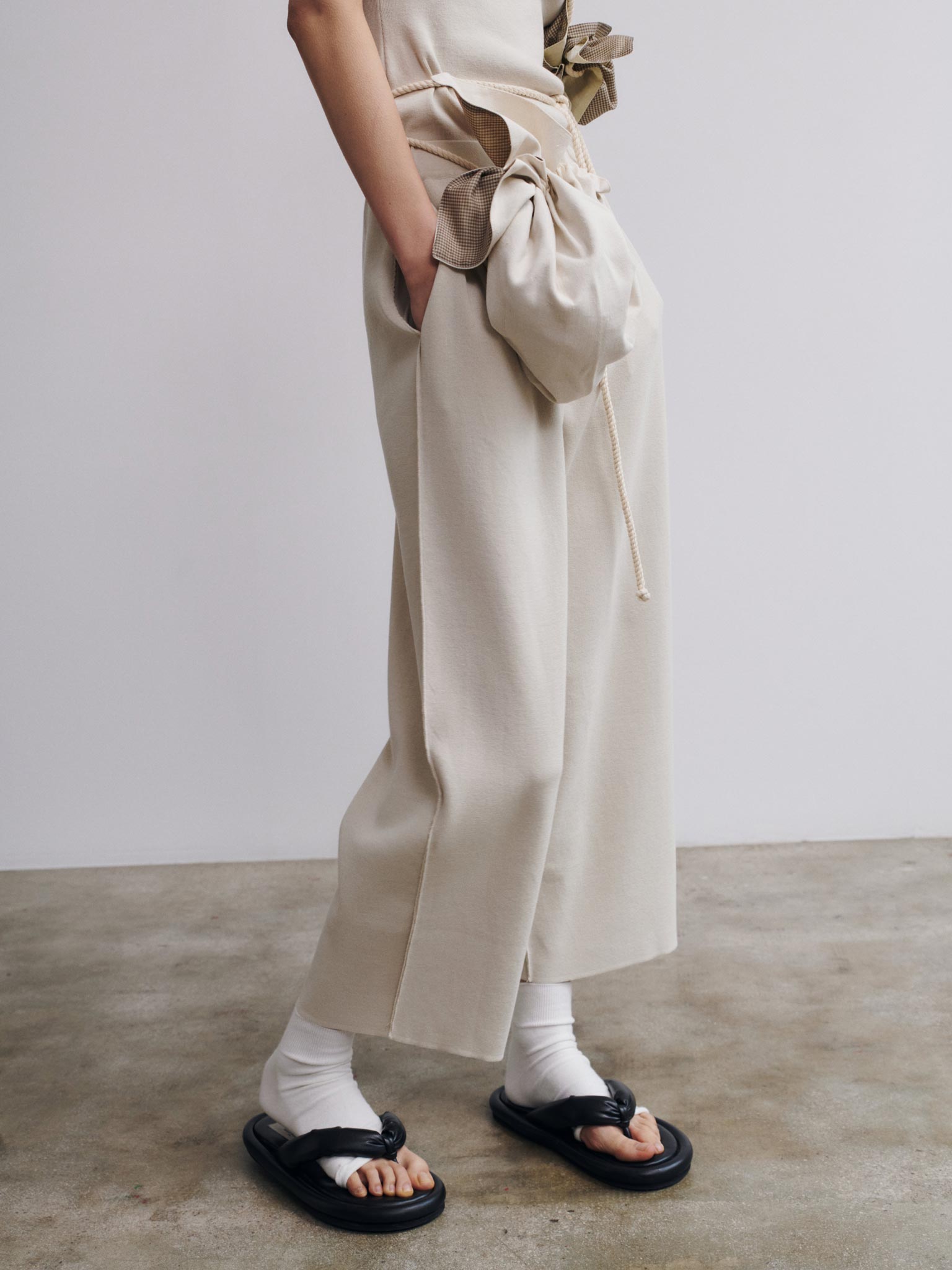 Rus Futon Pants - Stone Beige