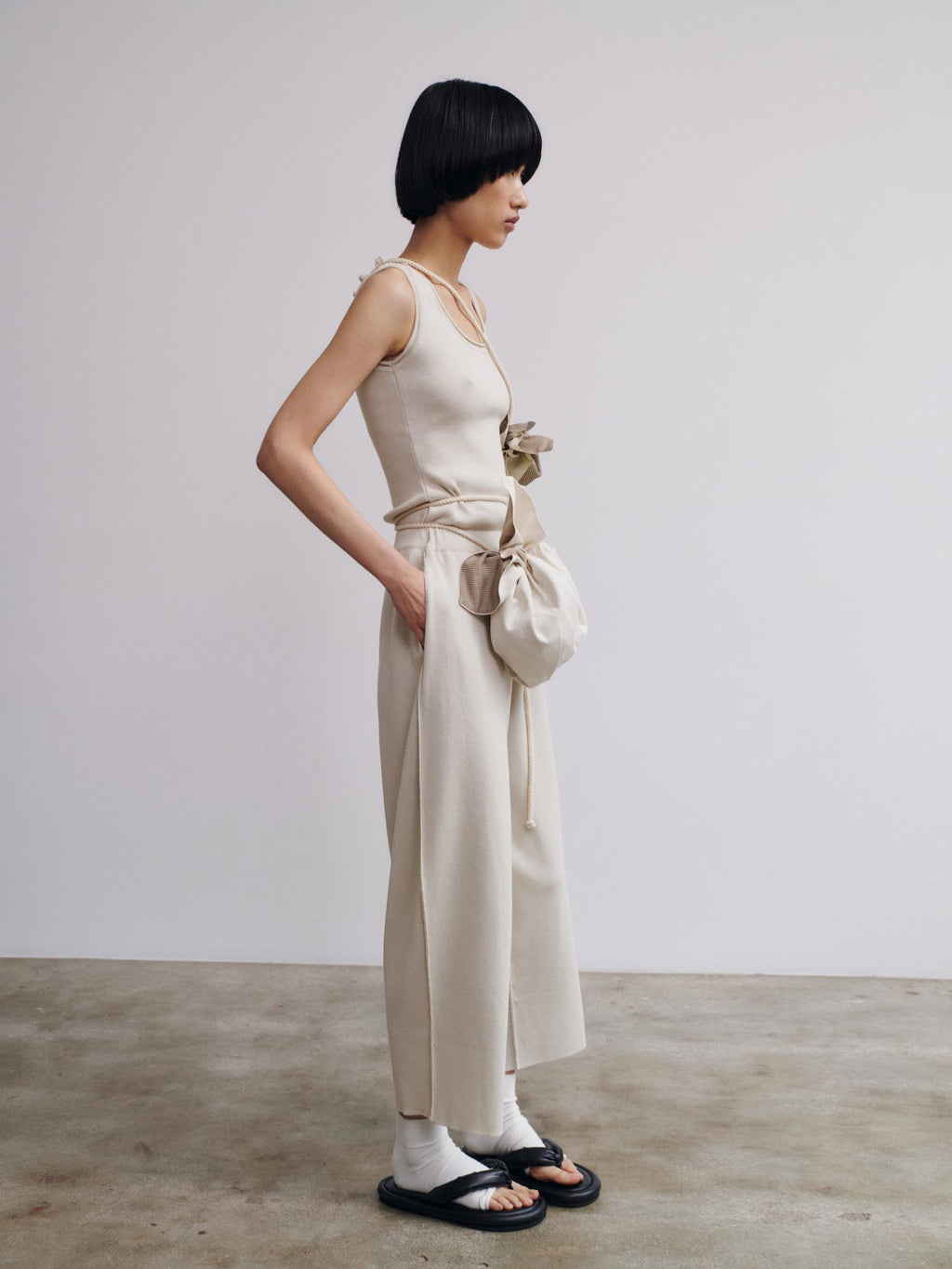Rus Futon Pants - Stone Beige