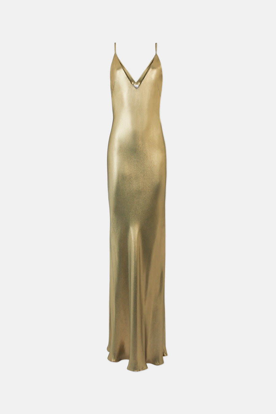 GALVAN LONDON Galvanized Slip Dress - Gold