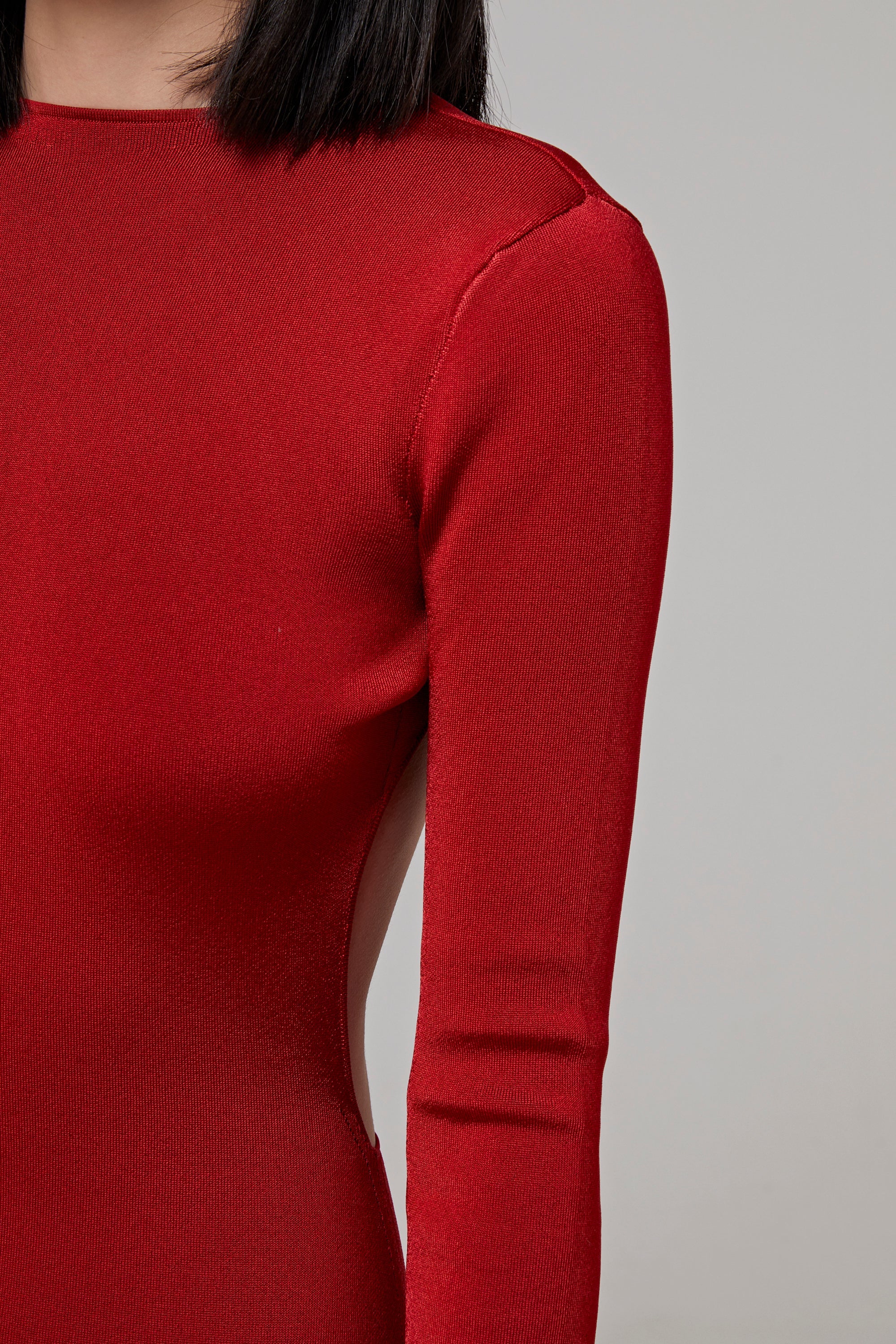 GALVAN LONDON Globe Chain Vega Dress - Rouge Piaf