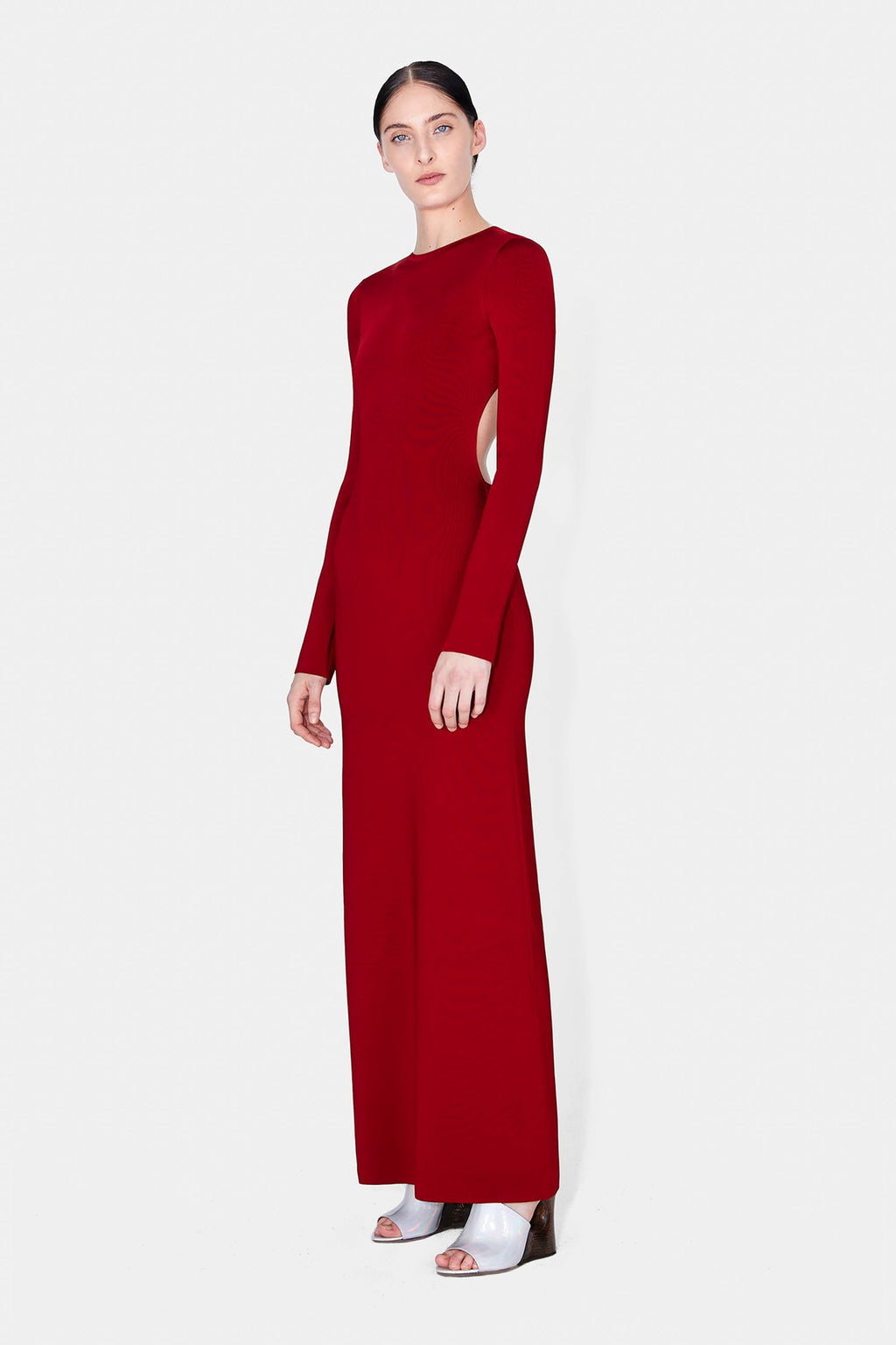 GALVAN LONDON Globe Chain Vega Dress - Rouge Piaf
