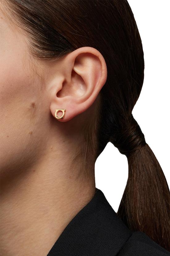 Salvatore Ferragamo Gold Earrings