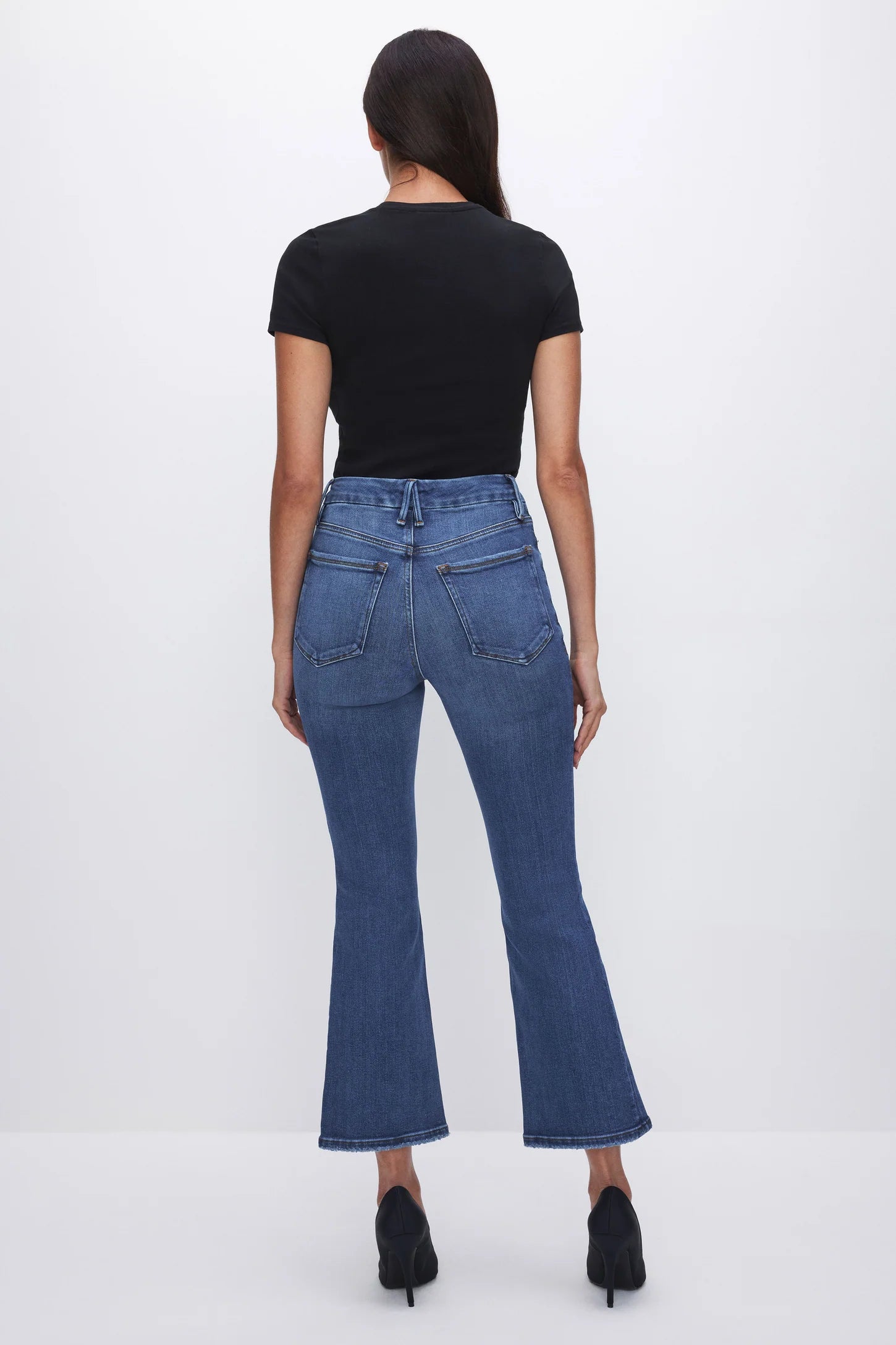 GOOD LEGS LIGHT COMPRESSION CROPPED MINI denim - INDIGO