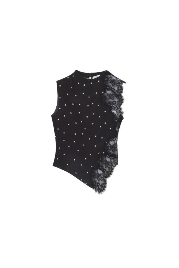 A.L.C. Gracie Top - Black/Cream