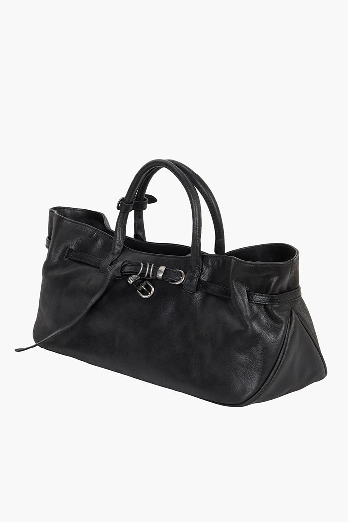 MARGESHERWOOD Grandma Used Bag - Black Pull-Up