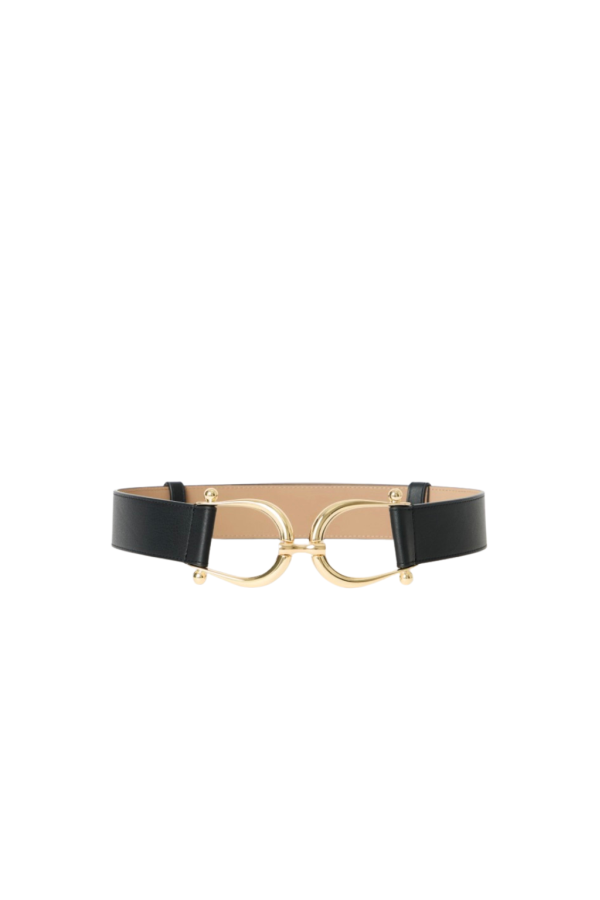 B-LOW THE BELT Grant Belt - Black/ Gold