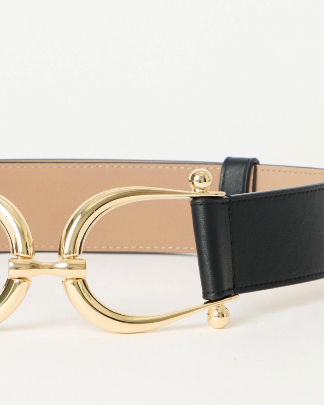 B-LOW THE BELT Grant Belt - Black/ Gold