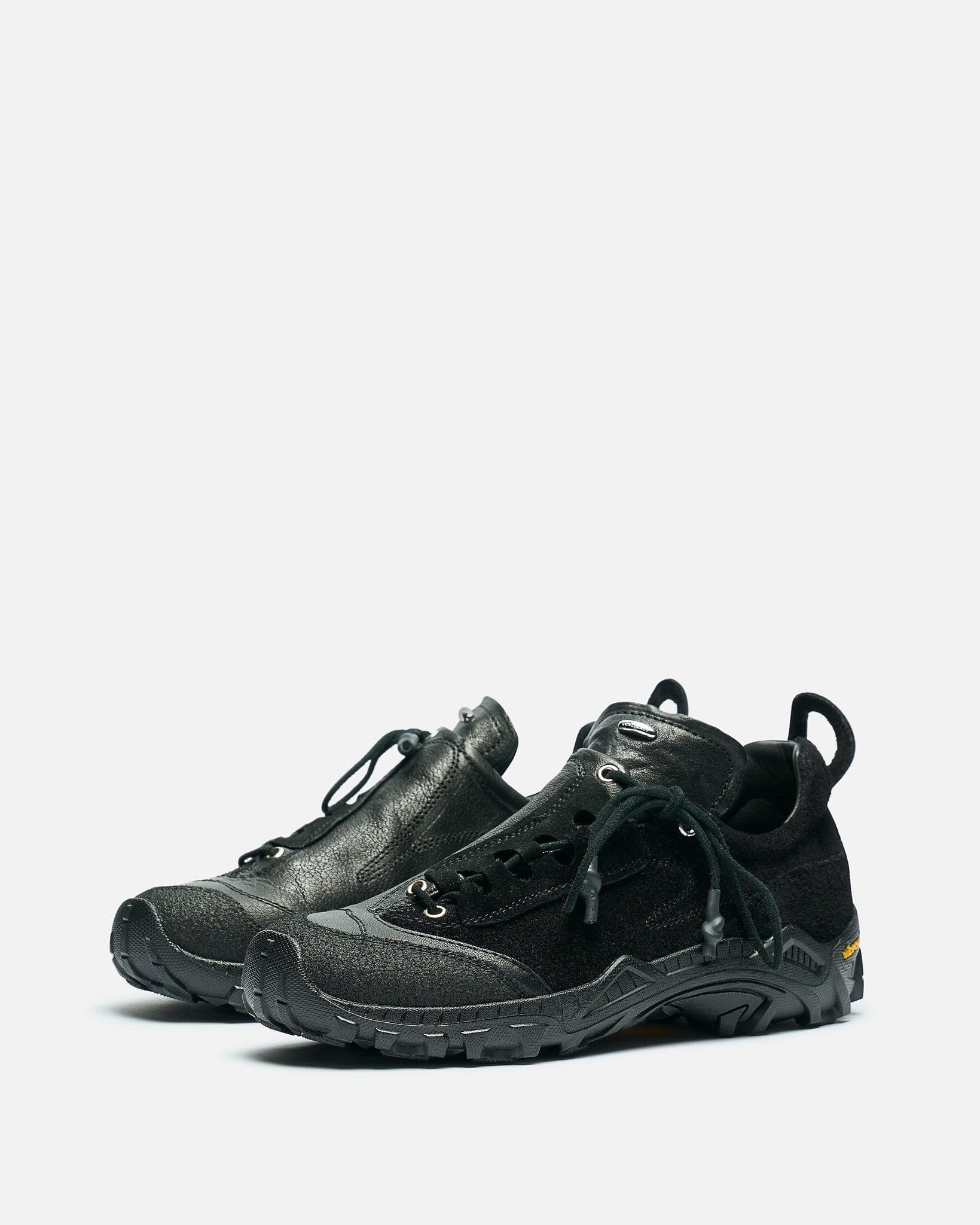 Our Legacy Gabe in Stealth Black Leather Shoes