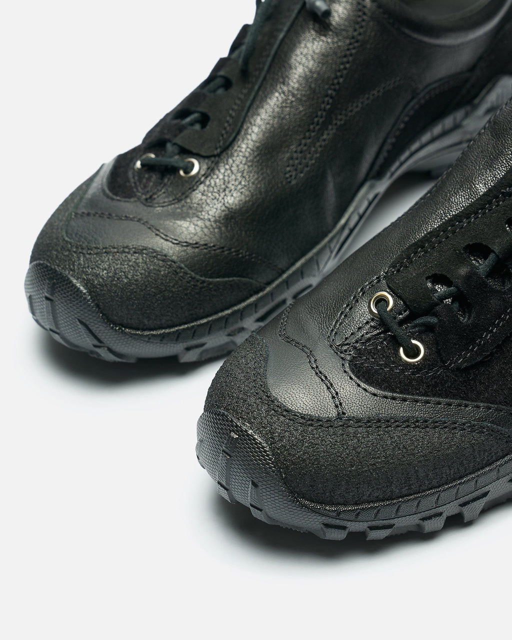 Our Legacy Gabe in Stealth Black Leather Shoes