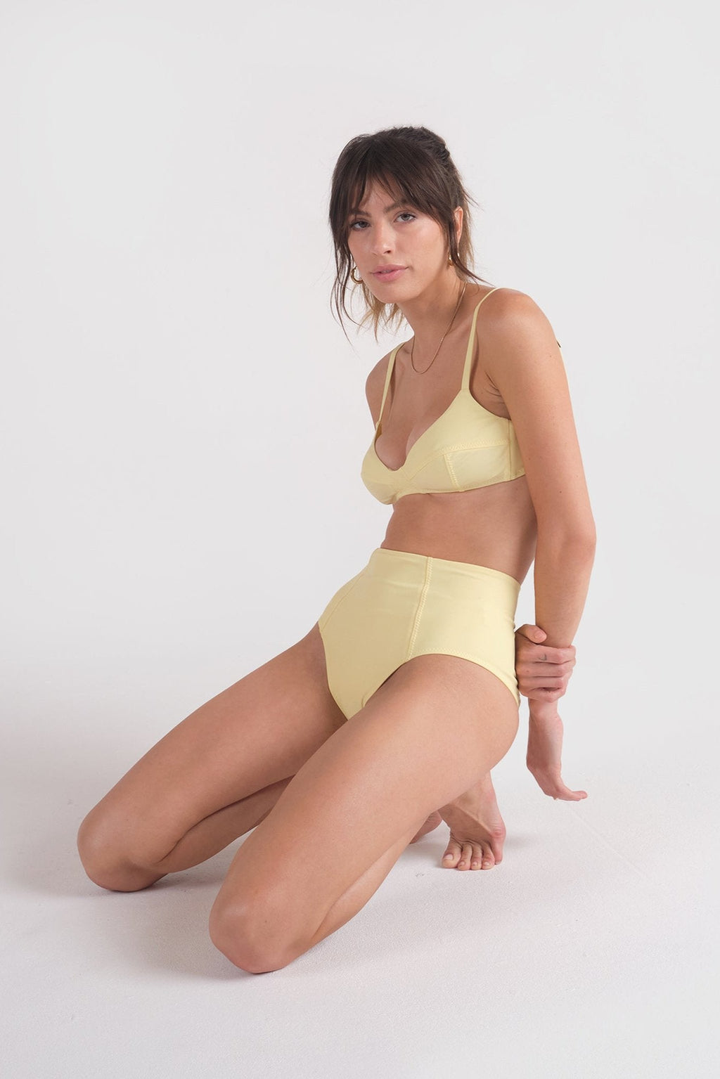 Galamaar Simone Retro Top - Mellow Yellow