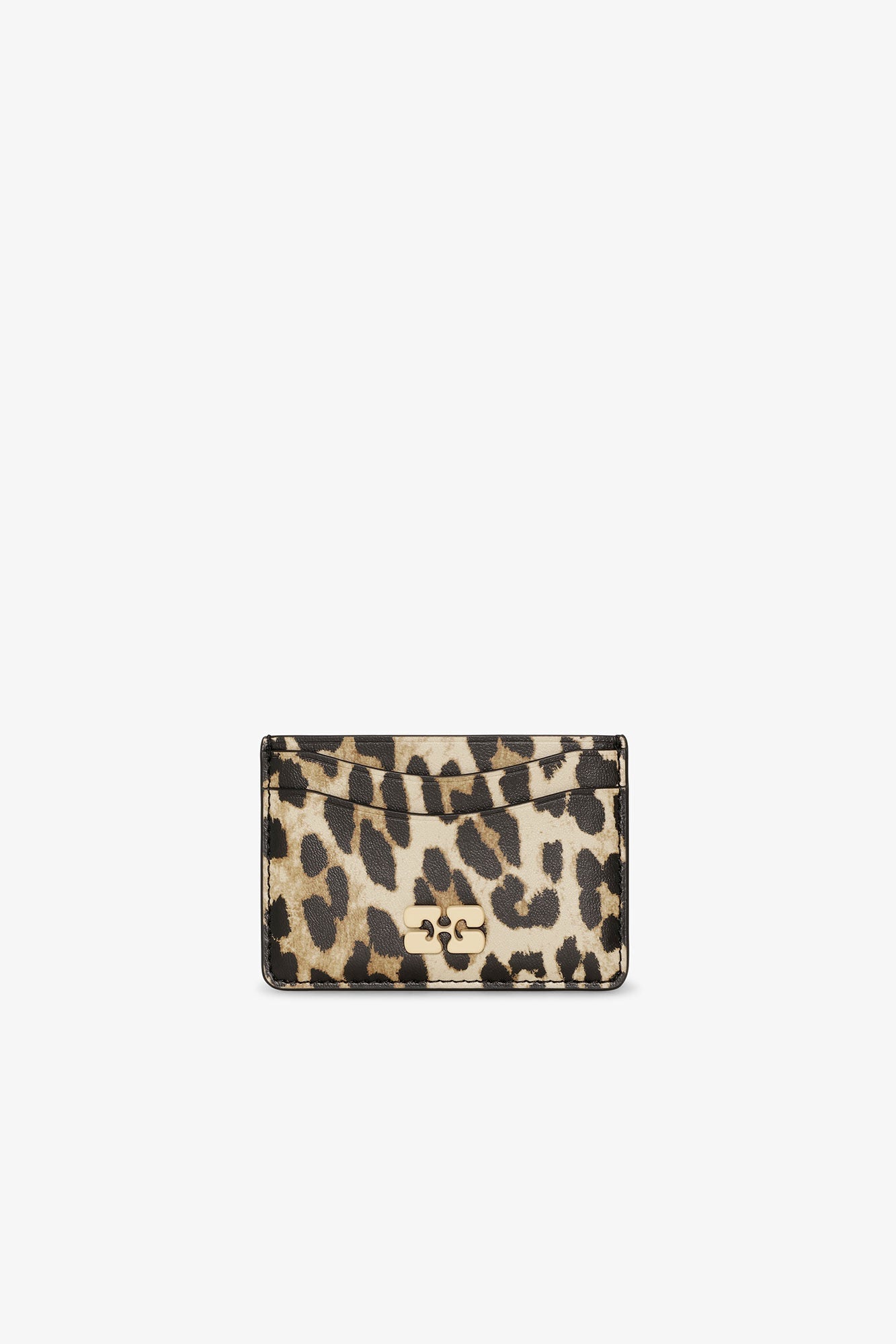 Ganni Card Holder Leopard