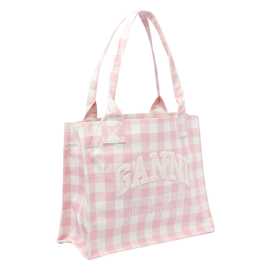 Ganni Large Easy Shopper Bag - Pink