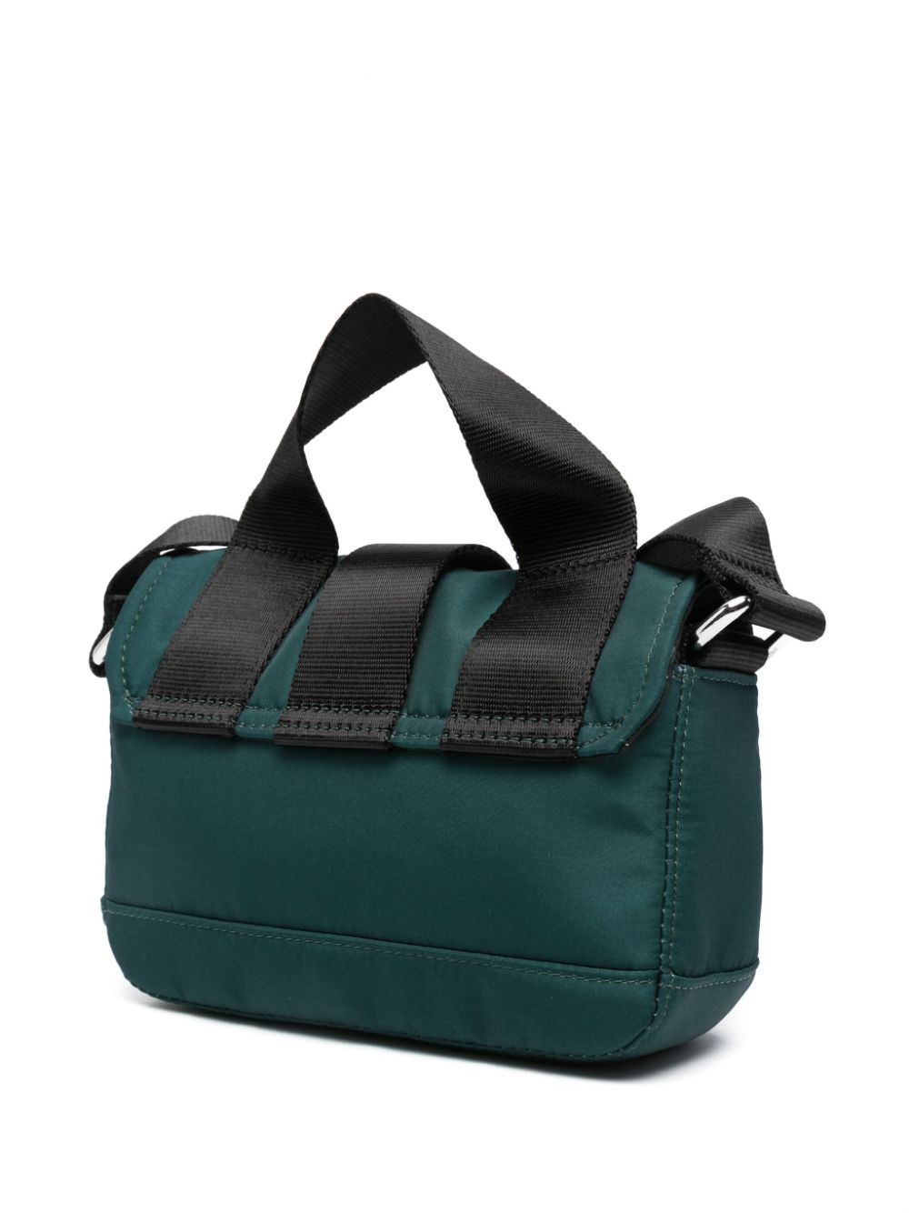 Ganni Recycled Tech Mini Satchel - Forest Night