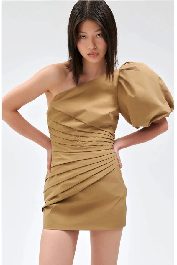 Ronny Kobo Garda Dress - Khaki