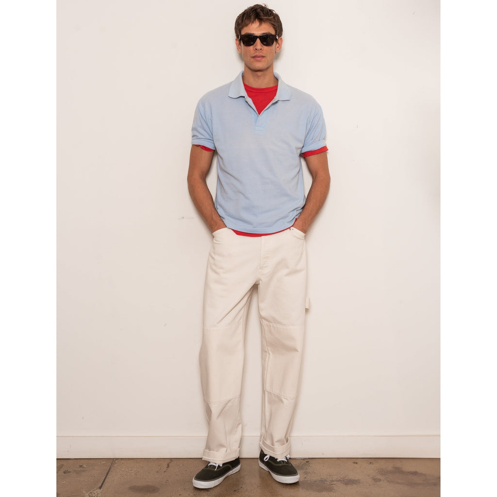 Alex Mill Garment Dyed Polo in Pique Cotton