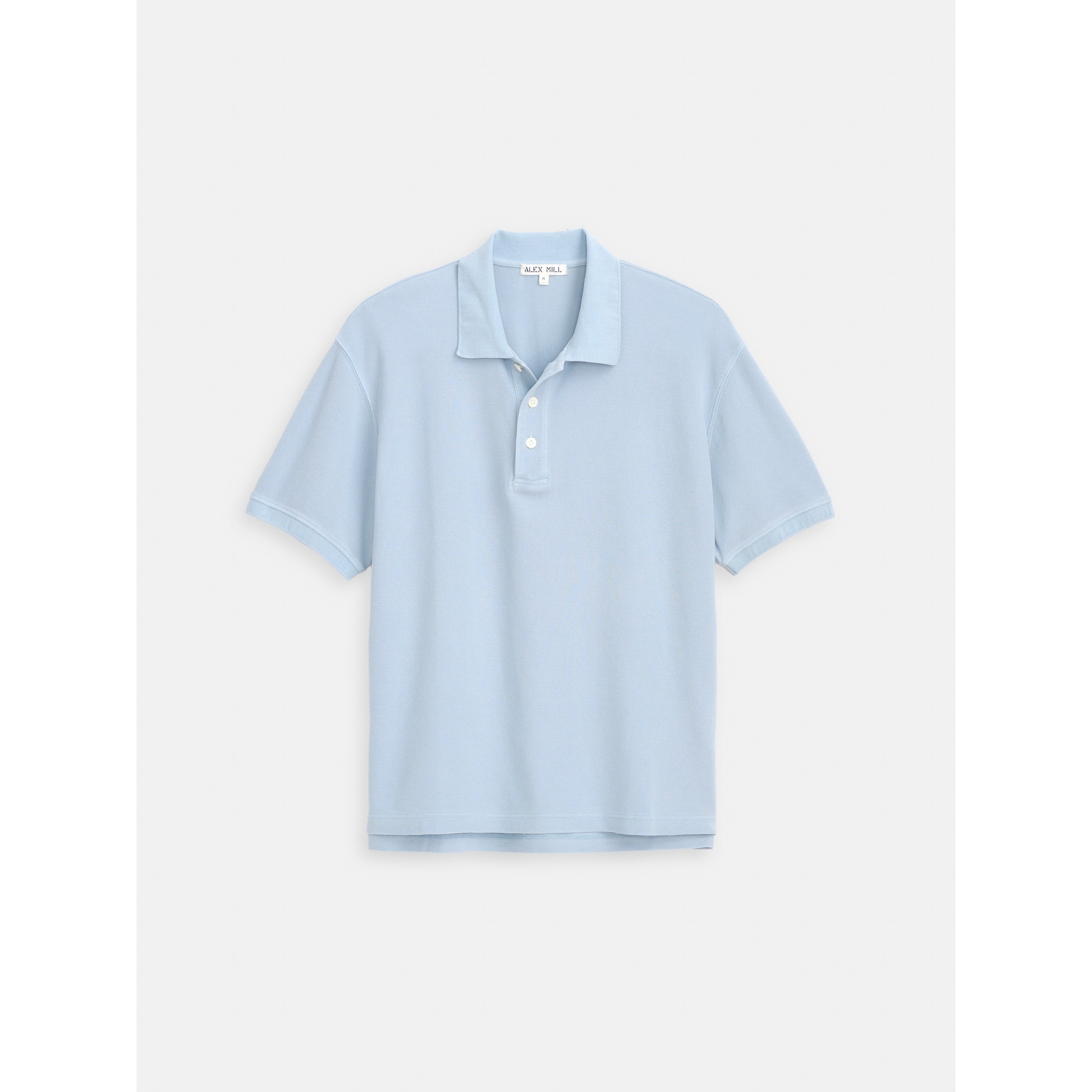 Alex Mill Garment Dyed Polo in Pique Cotton