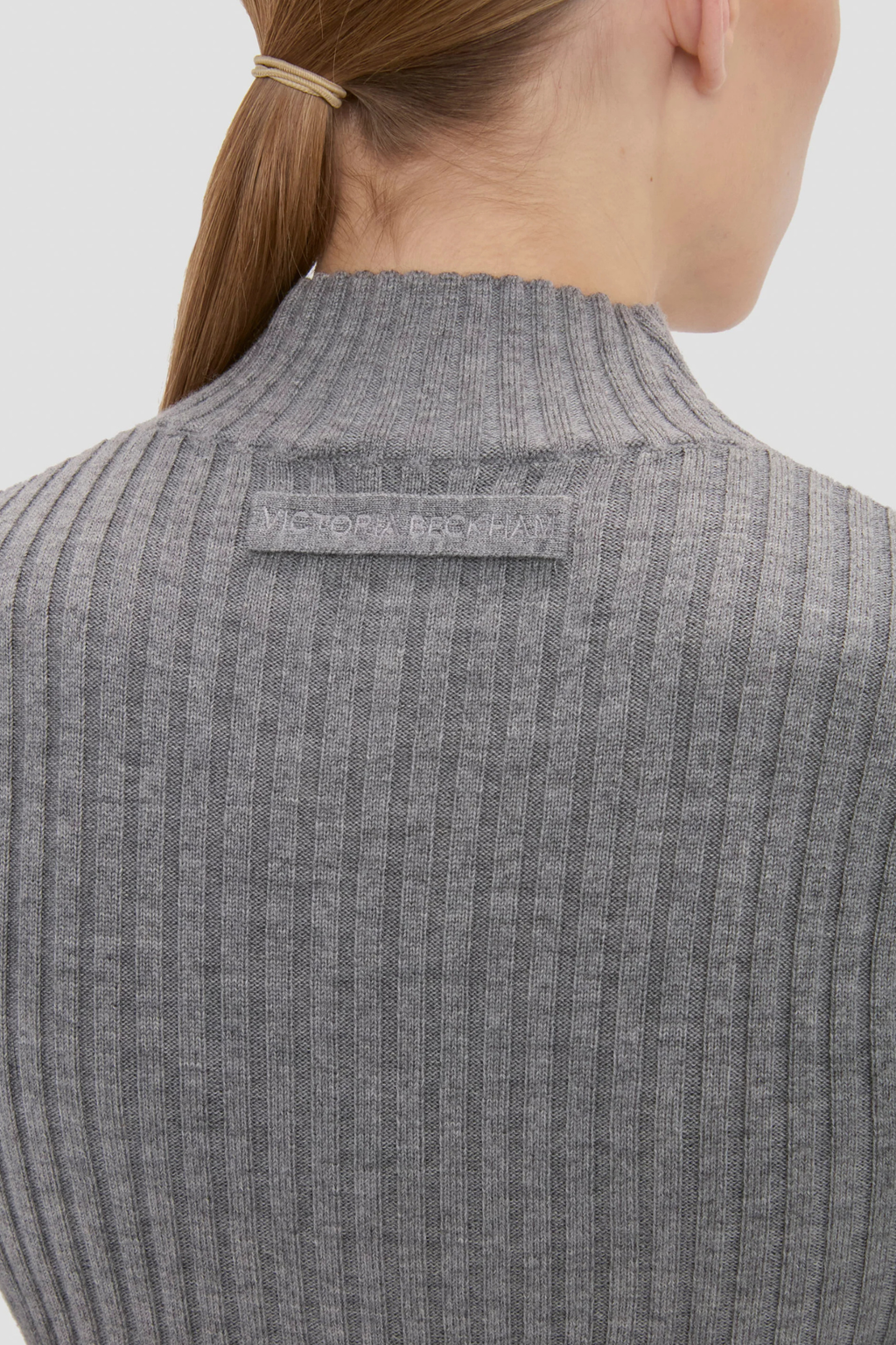 Victoria Beckham Georgia Sweater - Grey Marl