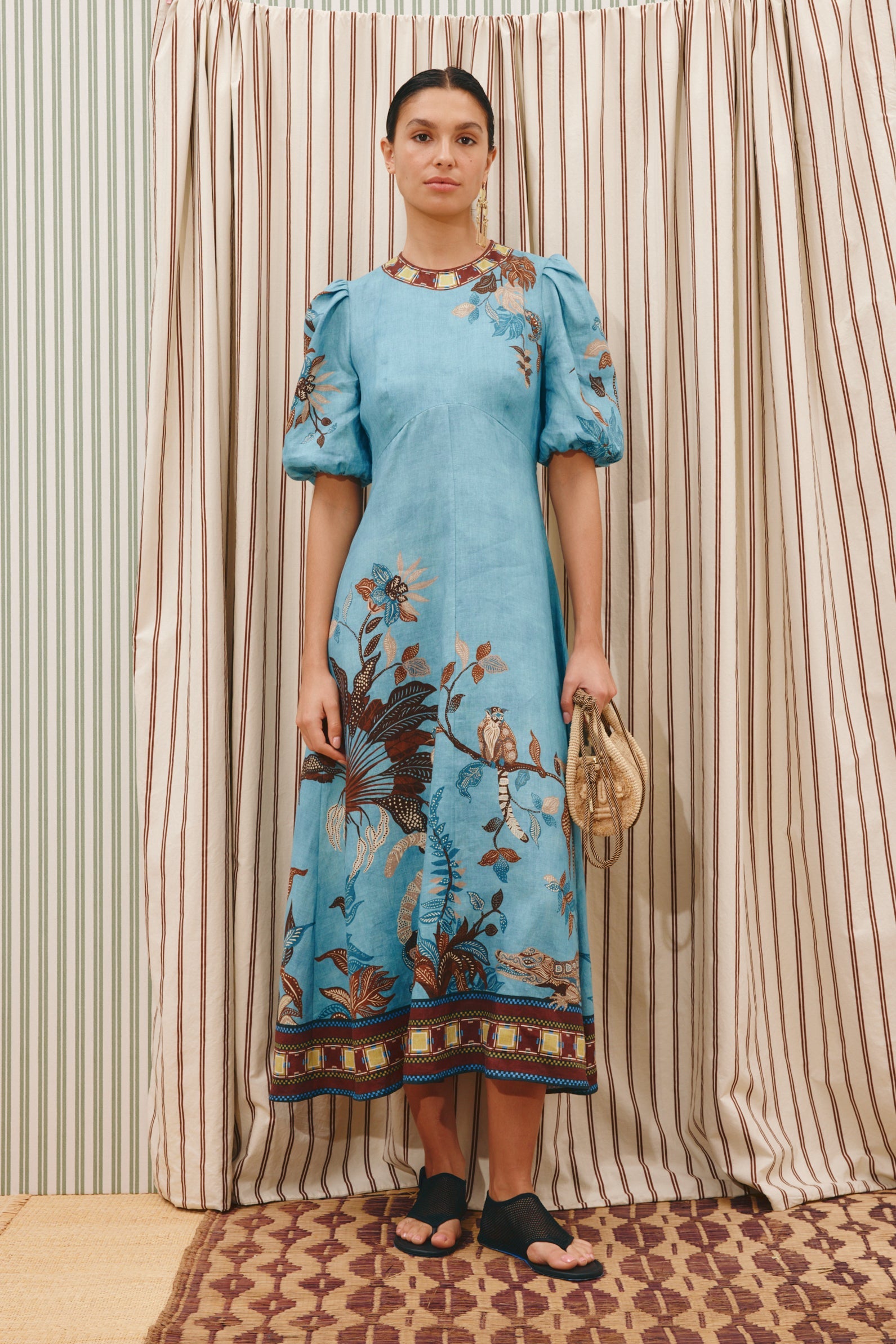 ALEMAIS Georgie Midi Dress