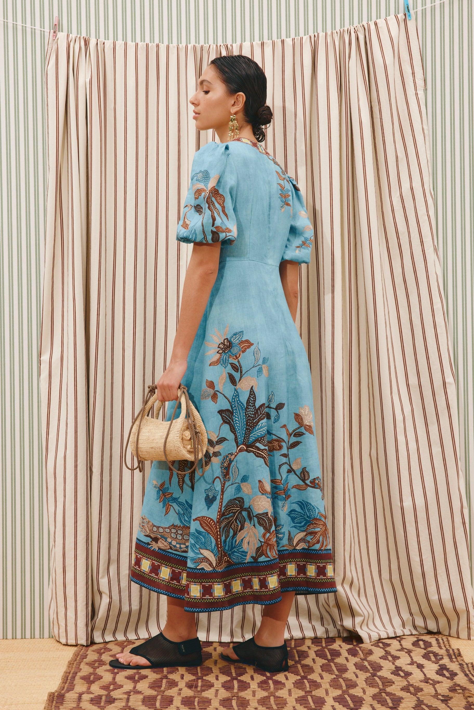 ALEMAIS Georgie Midi Dress