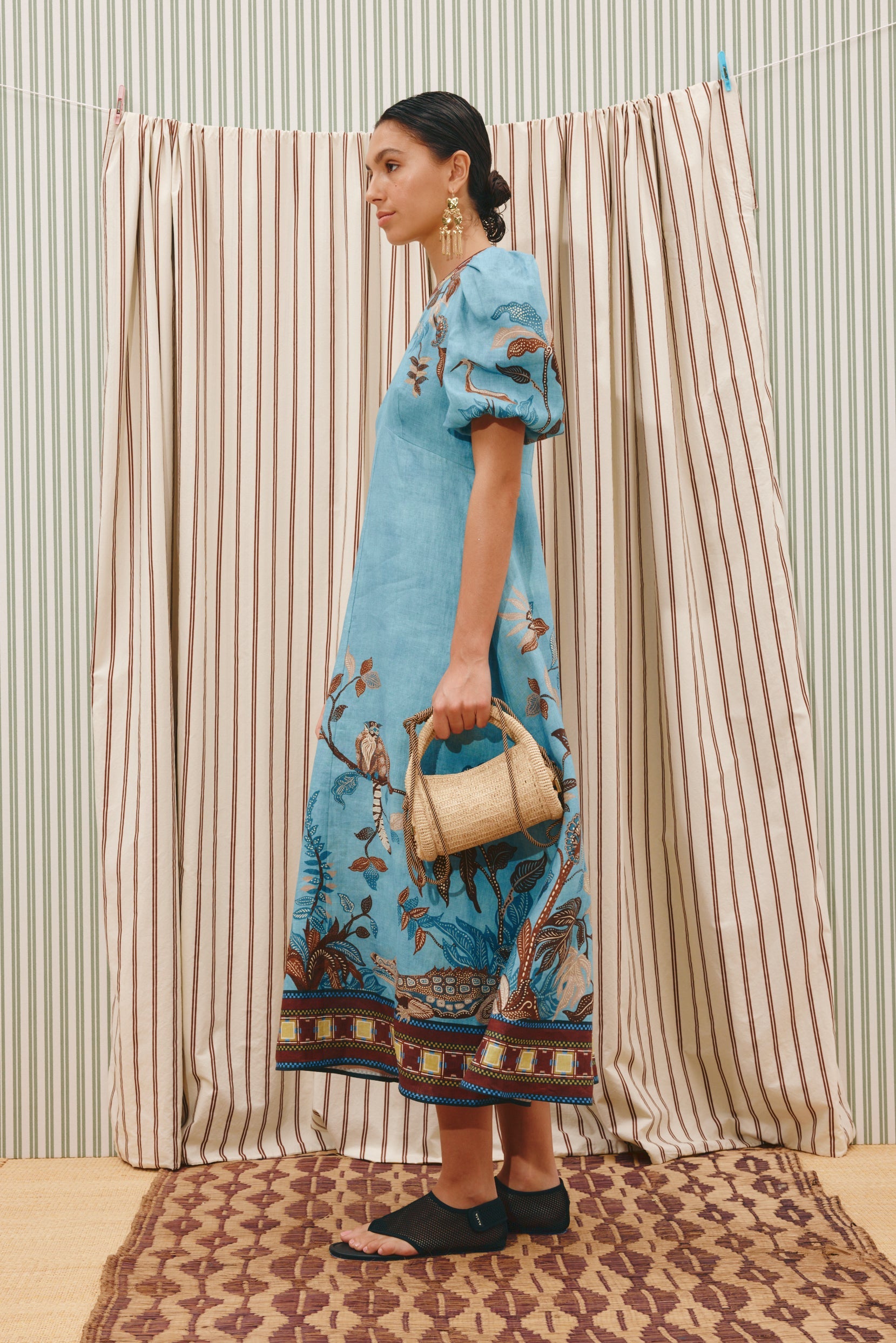 ALEMAIS Georgie Midi Dress