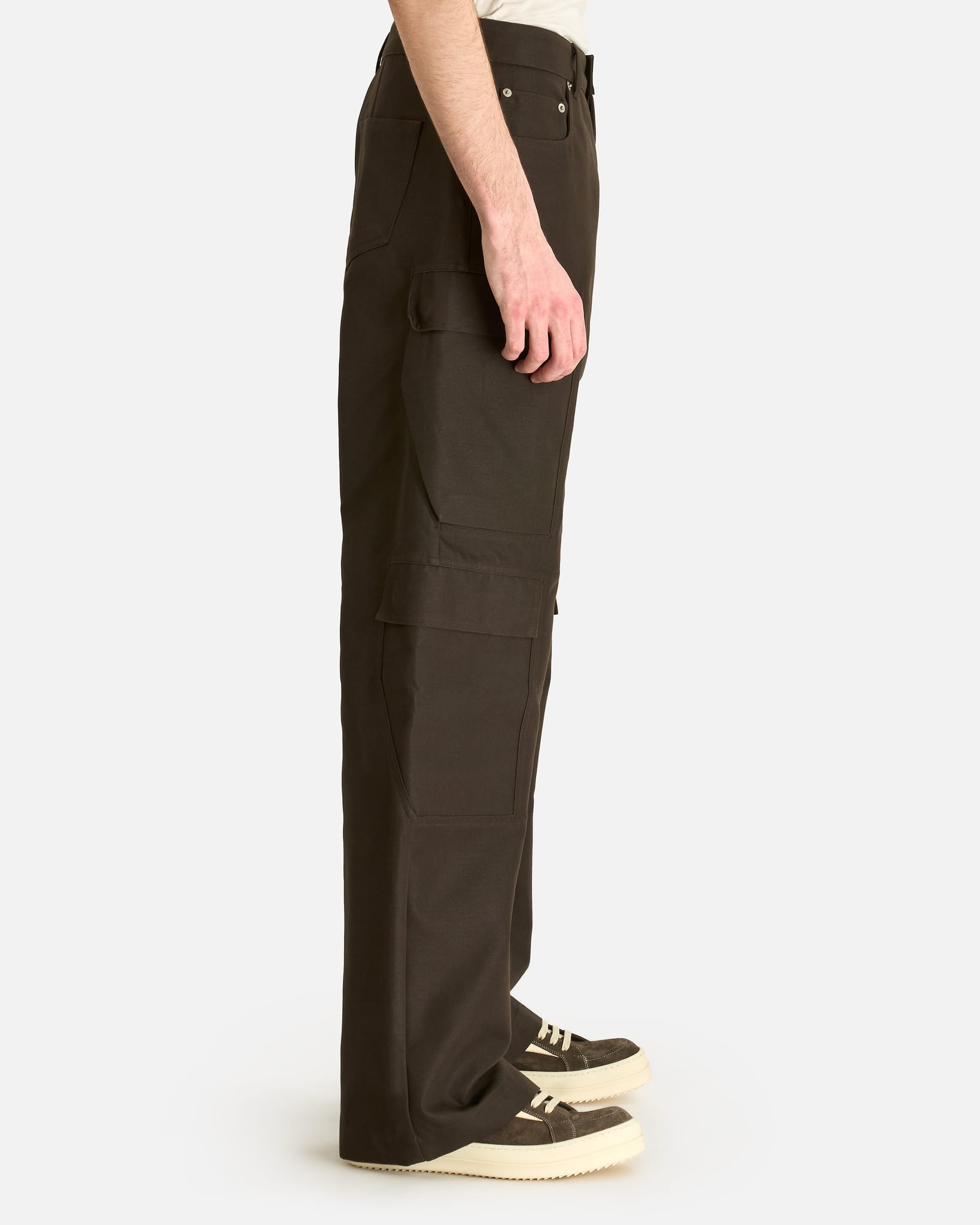 Rick Owens Geth Cargo Pants - Dark Dust