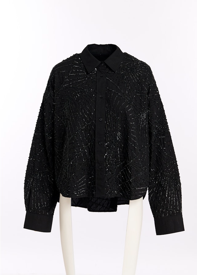 Essentiel Antwerp Gibra Sequined Blouse - black