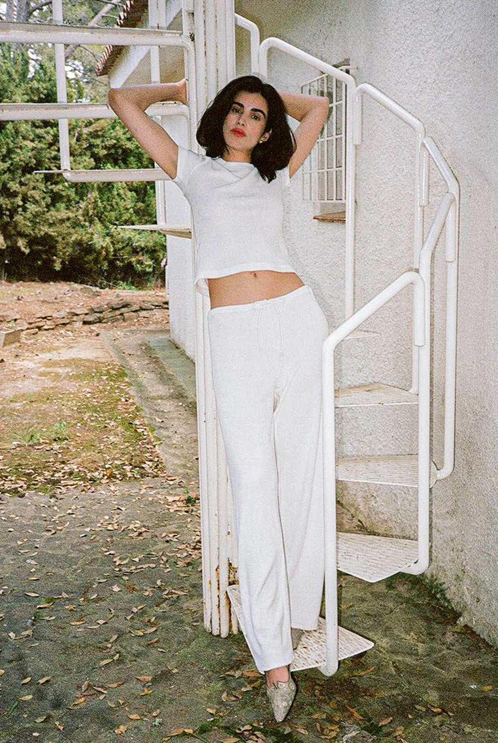 Gil Rodriguez Girona Drawstring Pant - White