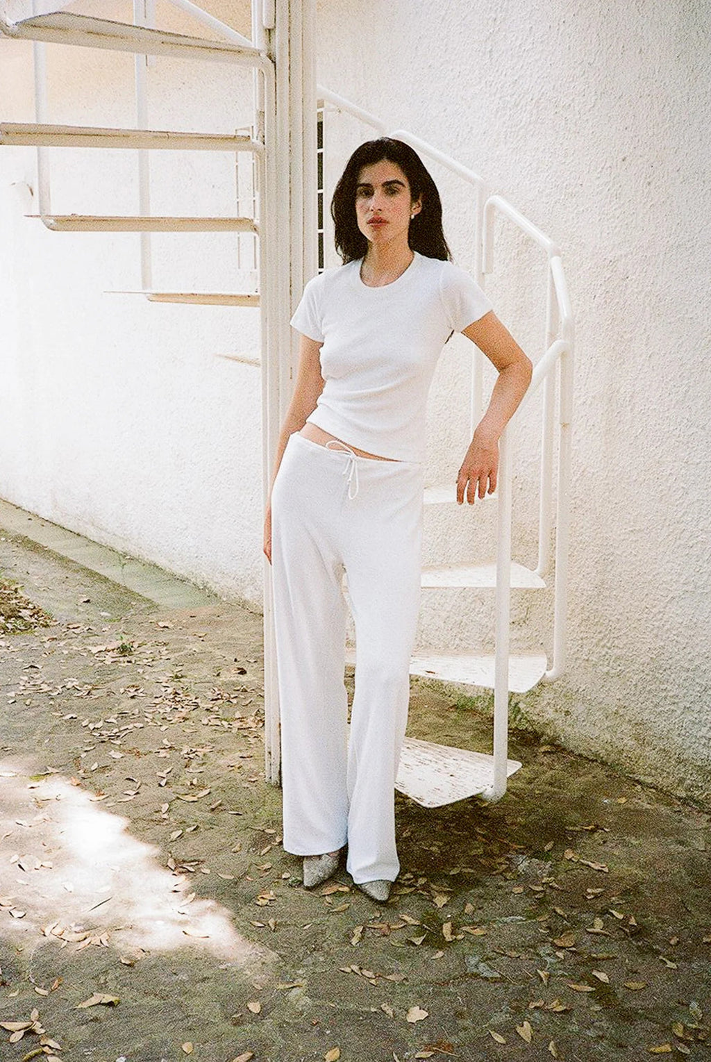 Gil Rodriguez Girona Drawstring Pant - White