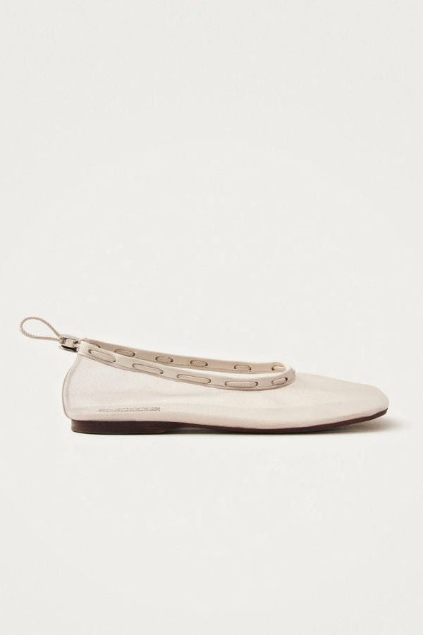 Alohas Gill Mesh Ballet Flats - White