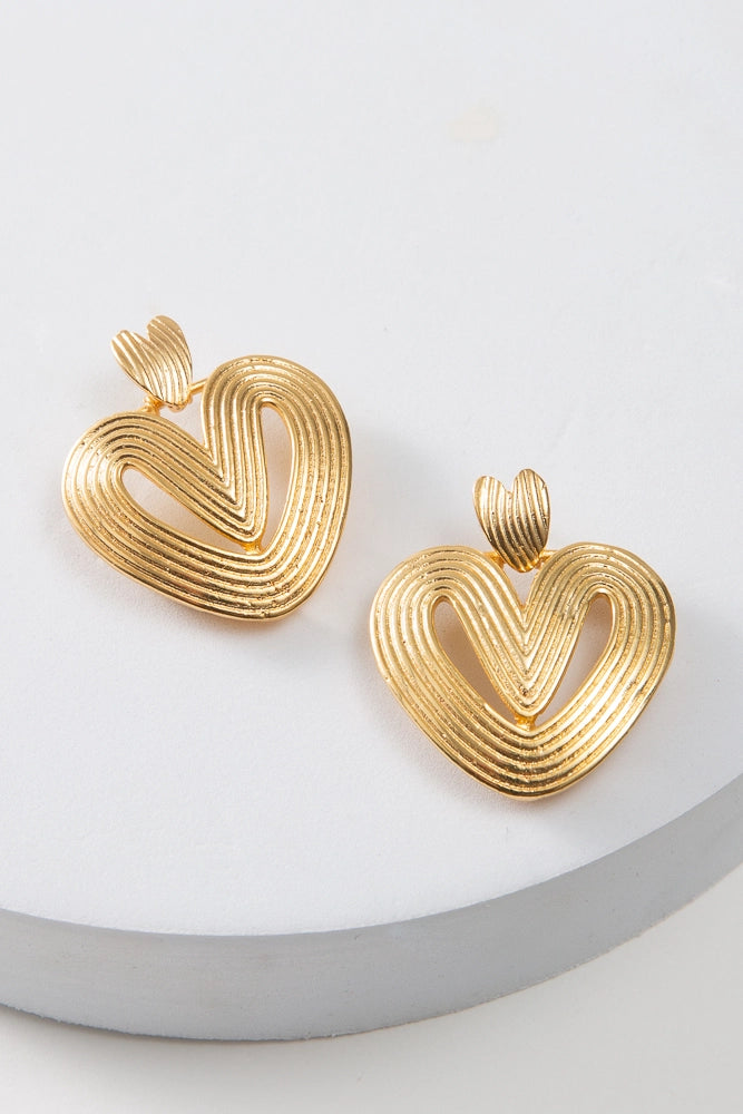Noonday Collection Golden Palmier Earrings