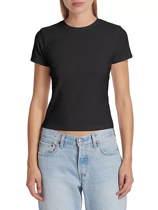 Good American BABY T SHIRT - White/Black