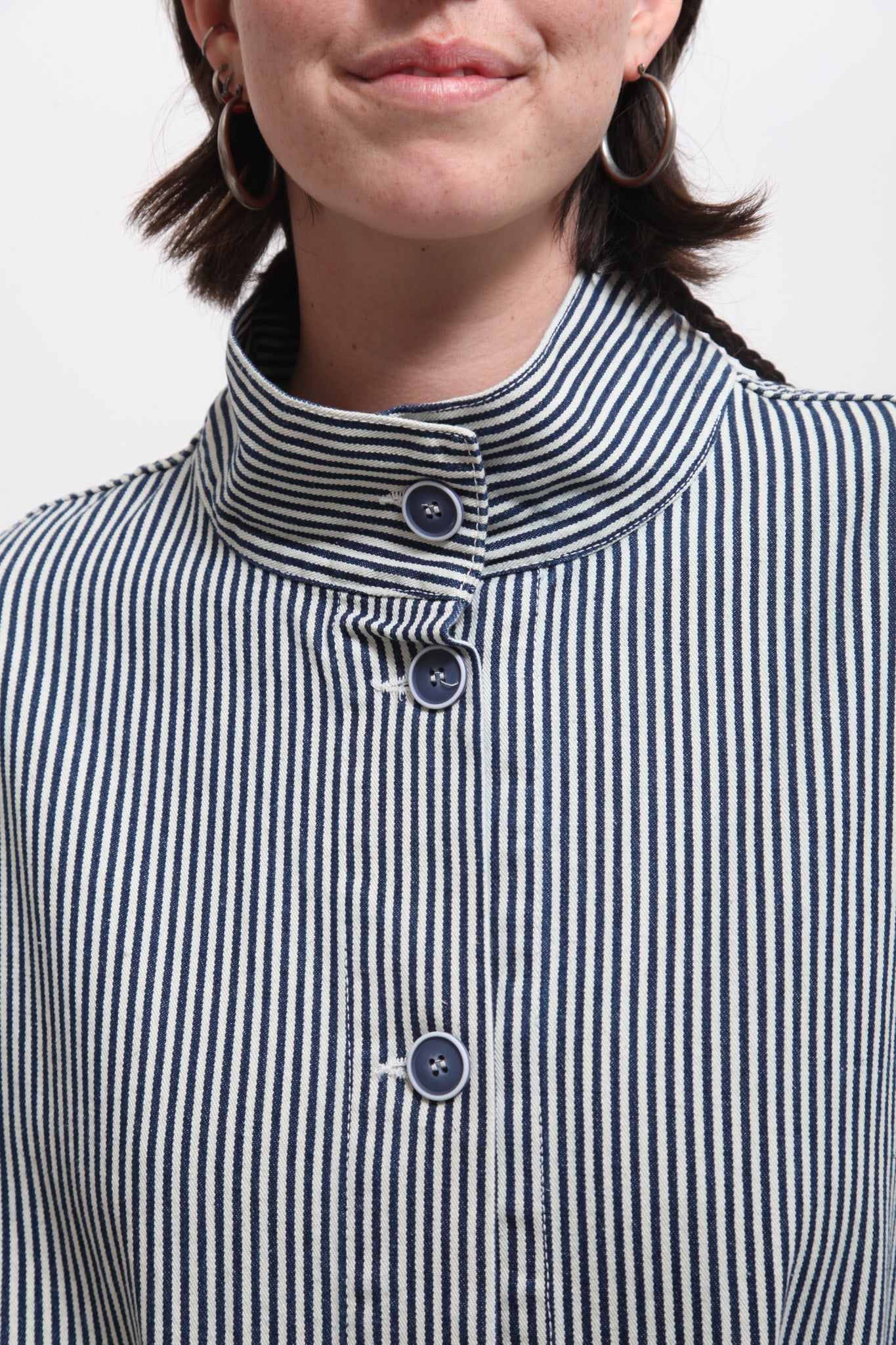 Gravel & Gold Marram Jacket - Conductor Stripe