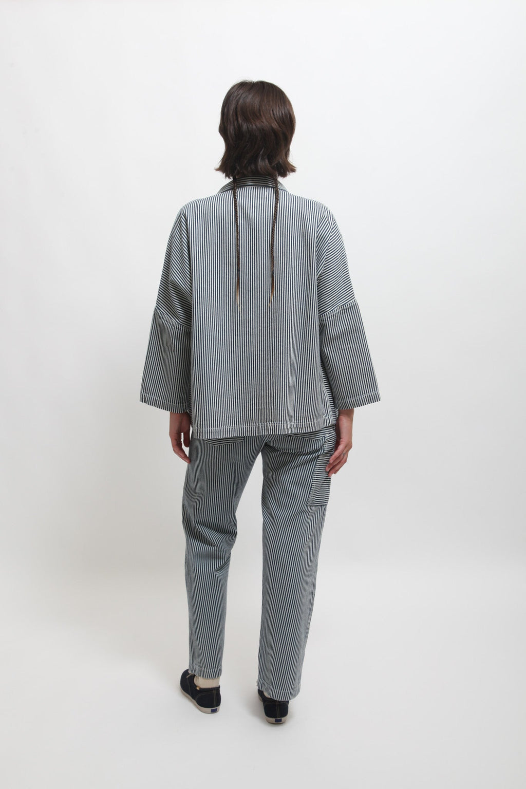 Gravel & Gold Marram Jacket - Conductor Stripe
