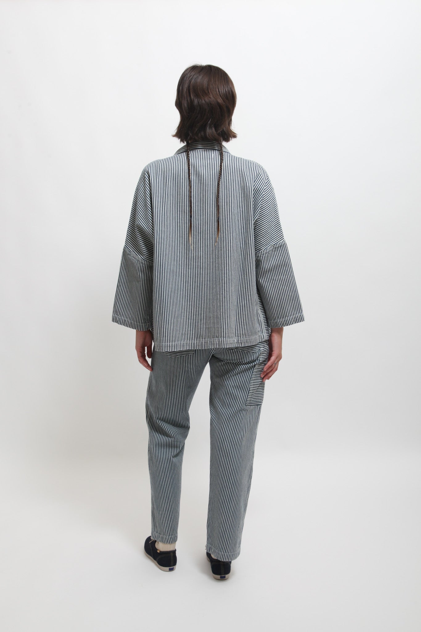 Gravel & Gold Marram Jacket - Conductor Stripe