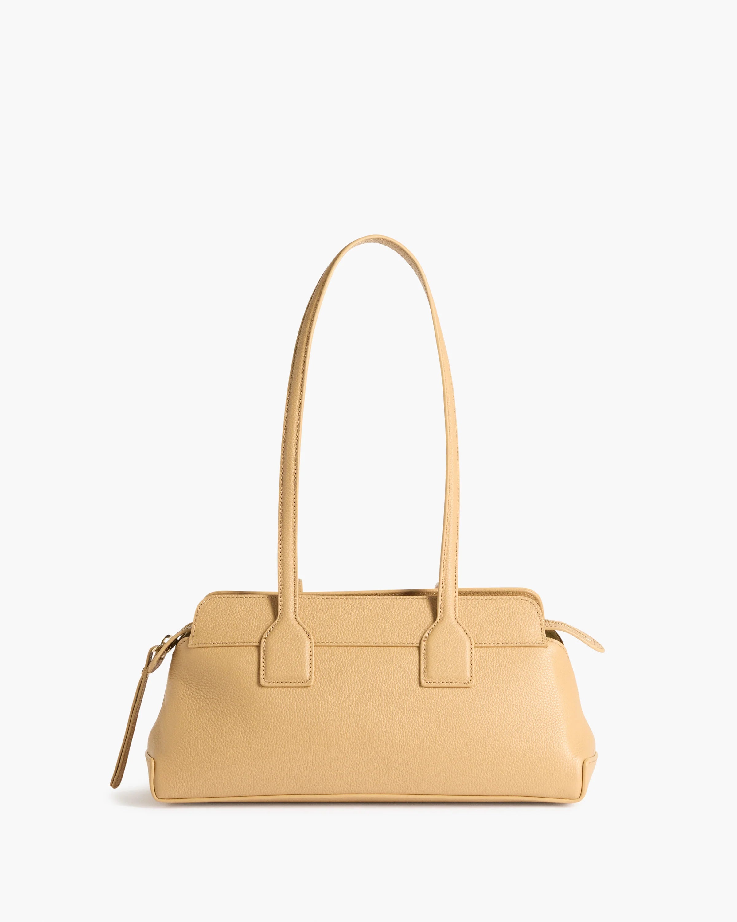 Flattered Greta Grained Leather Shoulder Bag